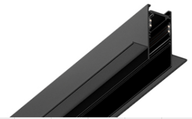 Магнитный шинопровод встраиваемый MAGNETIC TRACK V25-200